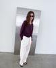 Poeteuseoul Signature Alpaca Cardigan_Purple