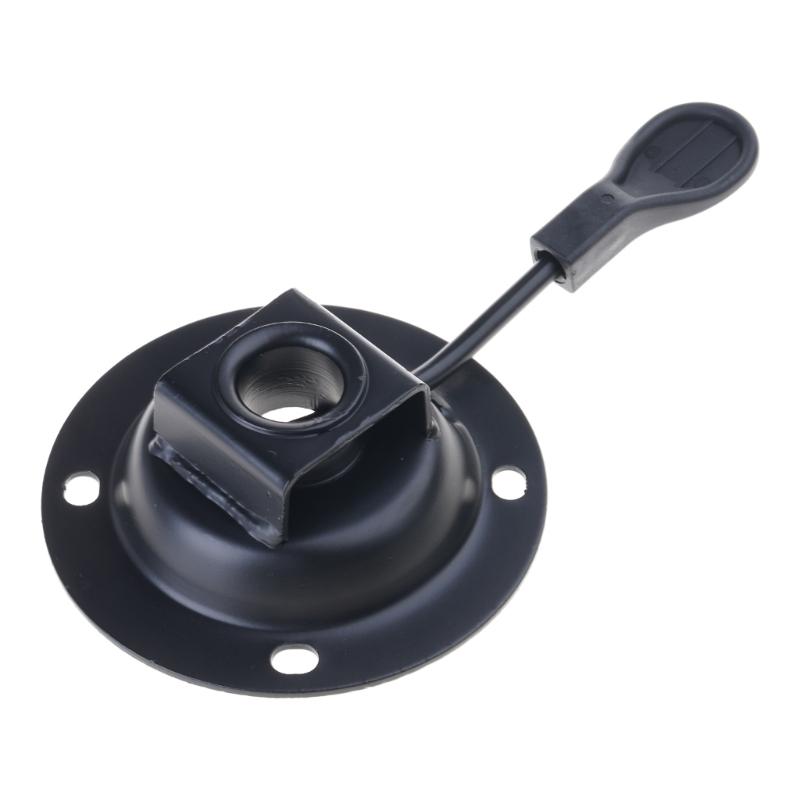 Sağlam Metal Döner Taban Yedek Eğim Kontrol Mekanizması Bar Tabureleri Ofis Sandalyesi İçin Evrensel Montaj Plakası Tasarımı