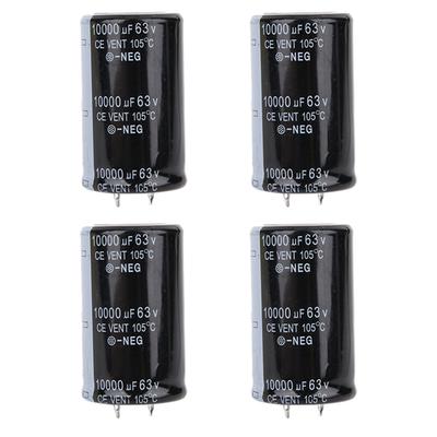 4 Stück 30*50mm Audio Elektrolytkondensator 10000uF 63V Elektronisches Bauelement für Verstärker