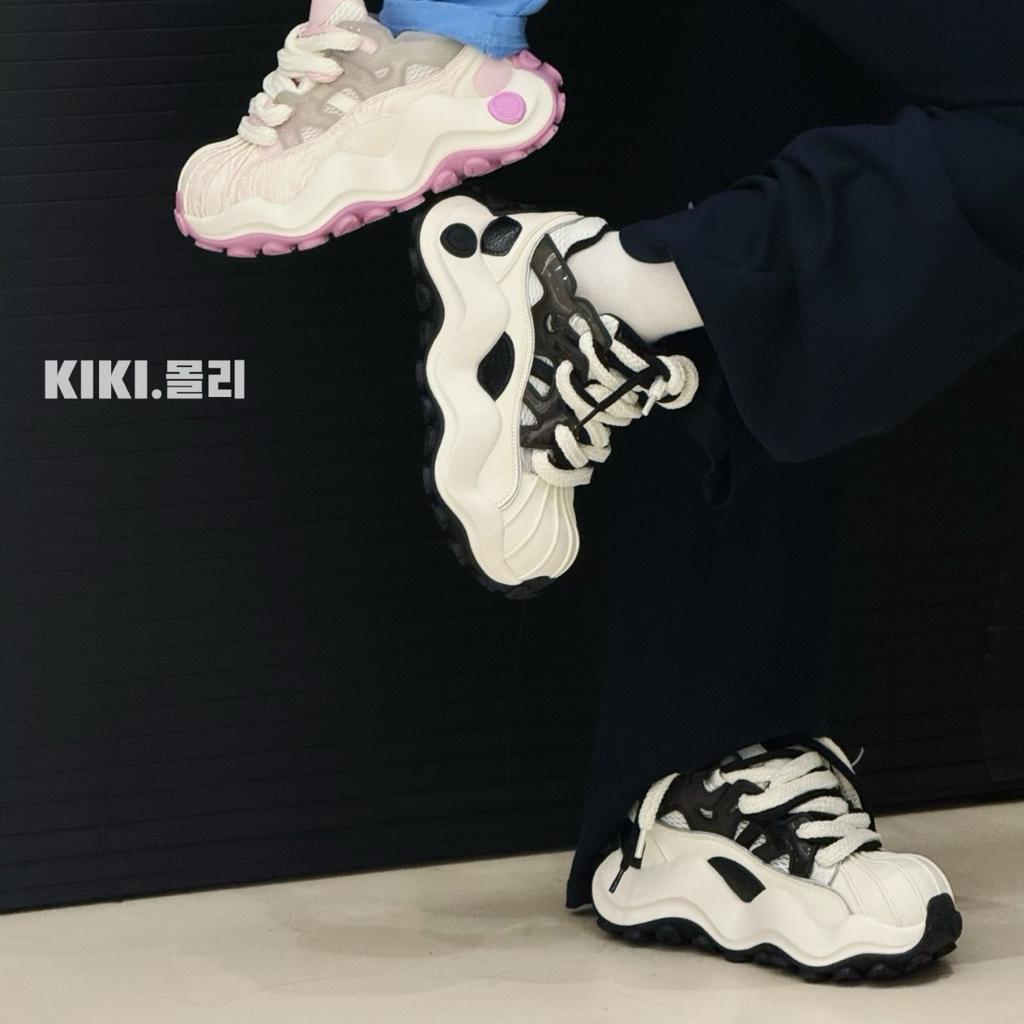 Bread shoes platform comfortable versatile height increase 6CM board shoes comfortable sports shoes trendy dad shoes