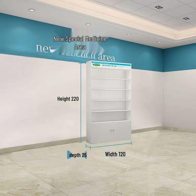Western Medicine Pharmacy Display & Storage Cabinet