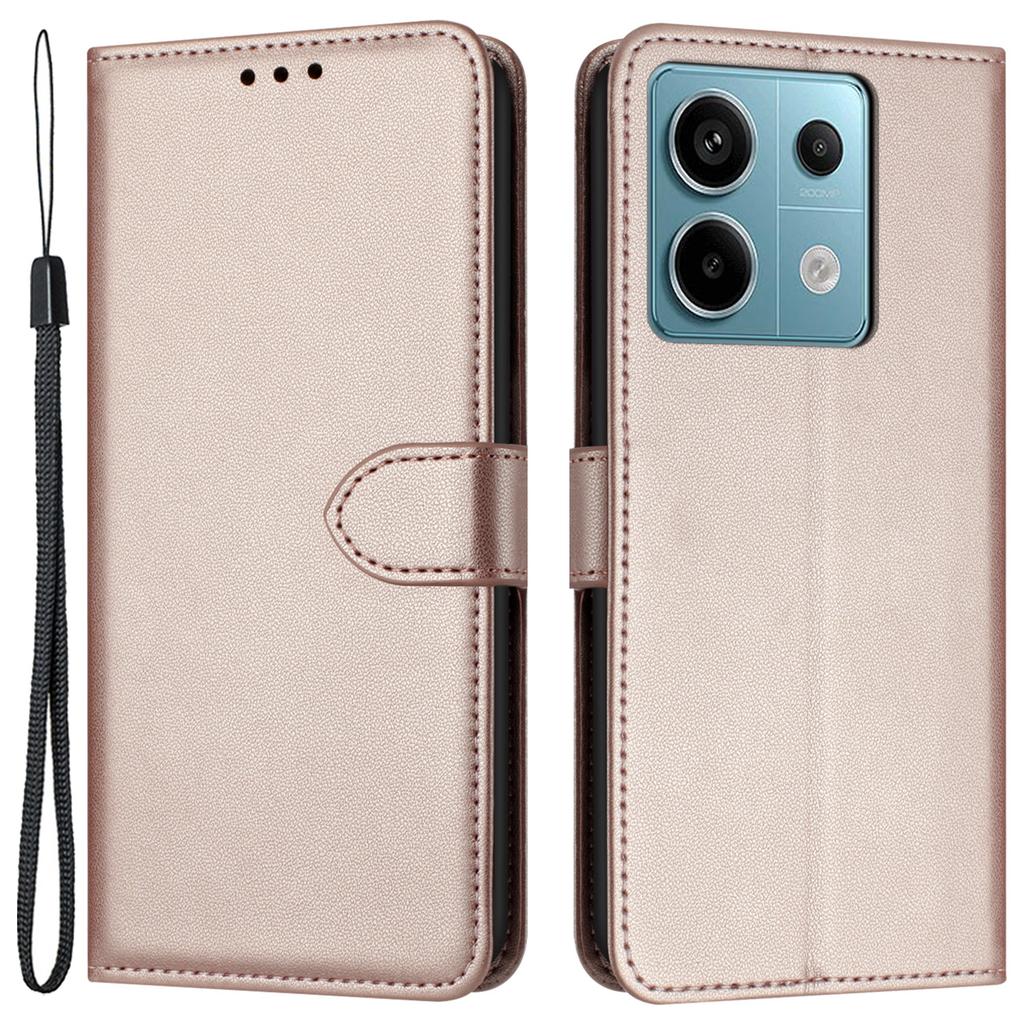 For Xiaomi Redmi Note 13 Pro 5G/Poco X6 5G Wallet Case Leather Stand Phone Cover