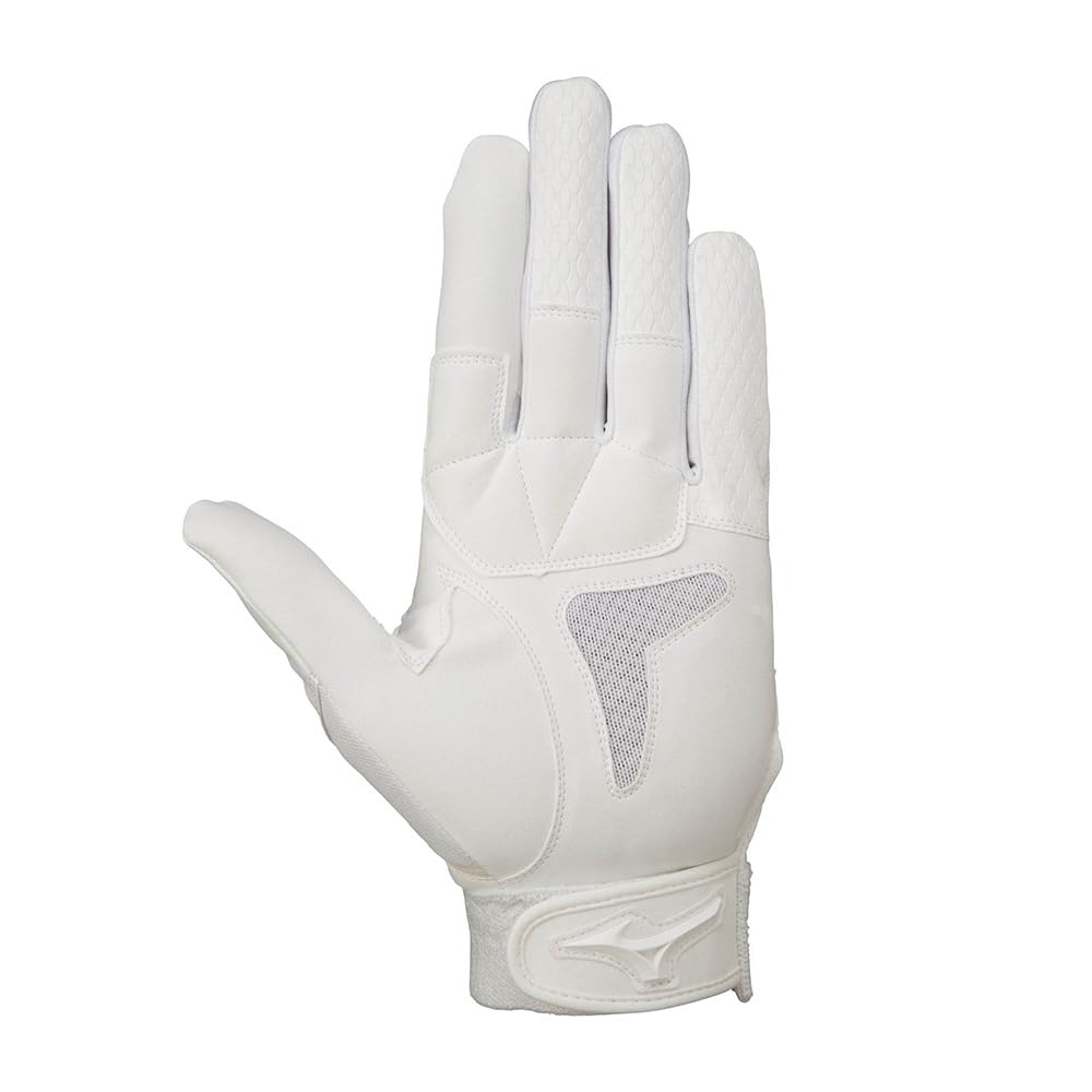 Mizuno Baseball Fielding Left High School Baseball Rules Compliant 1EJEY26010 Glove, Hand, Model, (White/JM/Jr)