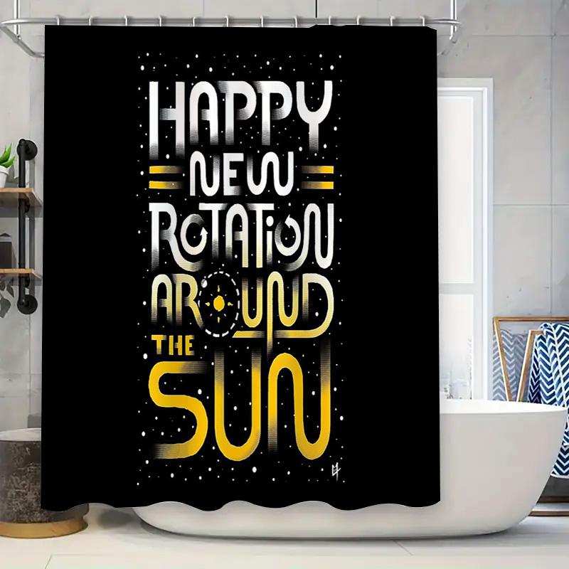

Bathroom Shower Curtain Floral Vintage Pattern Waterproof Fabric Decor Farmhouse Rustic Home 90x180cm