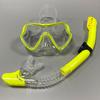 Unisex Large Frame Silicone Diving Mask & Snorkel Set