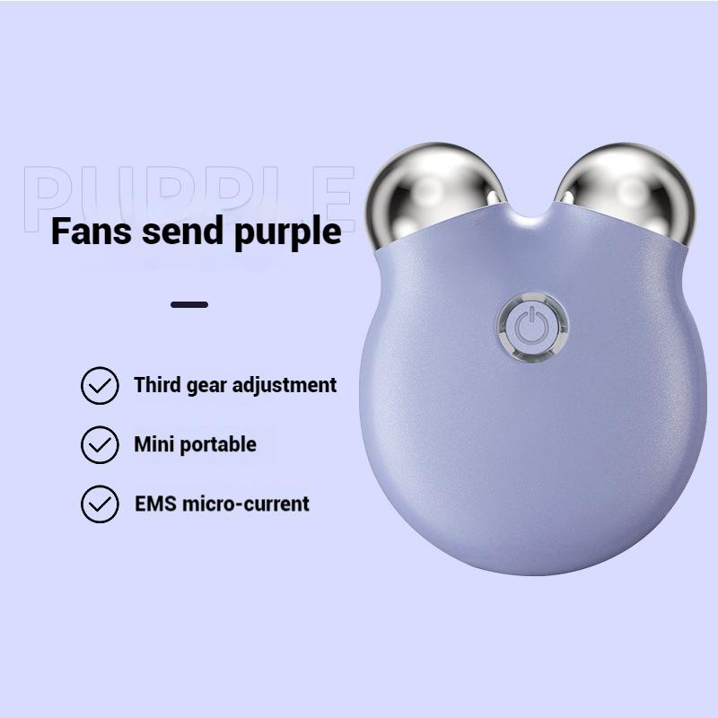 

Microcurrent Beauty Device EMS Face Slimming Device Facial Massager for Lifting, Tightening & Ion Import темно-синього кольору