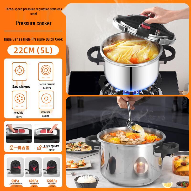 Shuangxi Clamp-Type Stainless Steel Pressure Cooker