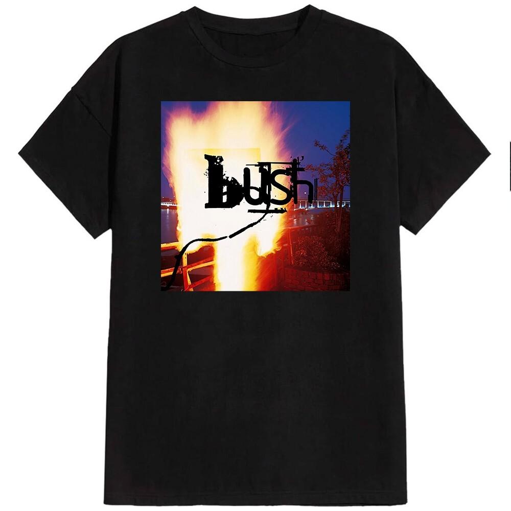 Retro Bush Band Concert Men S-235XL S
