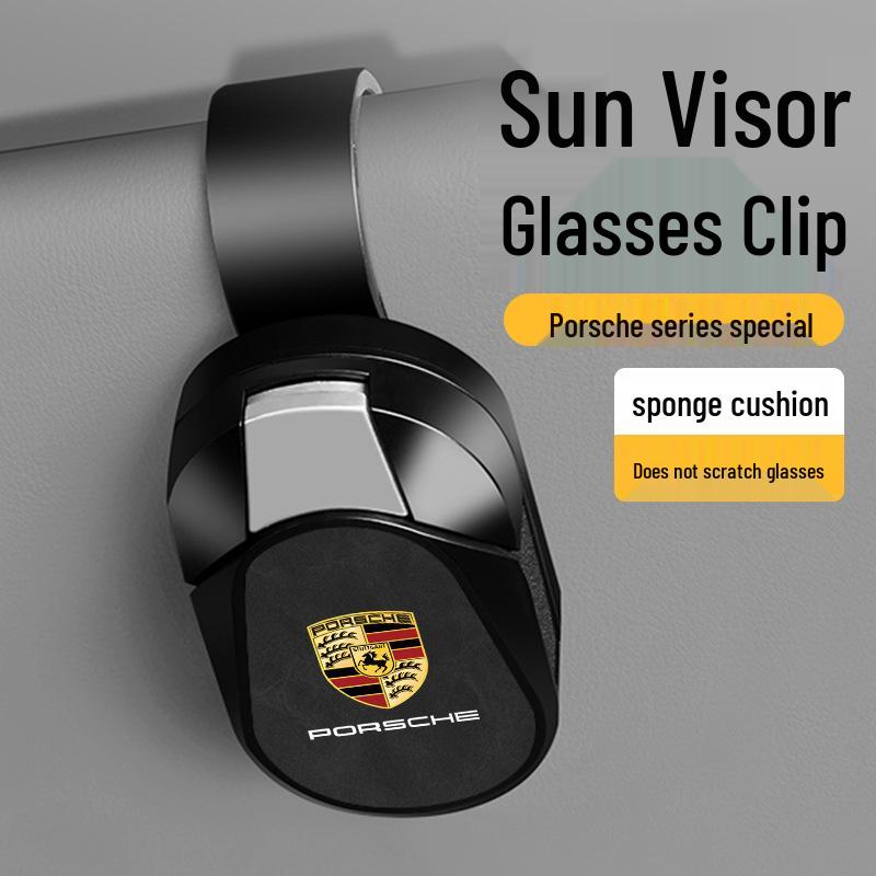 Porsche Car Sunglasses Holder for Cayenne, Macan, 718, Panamera, 911