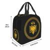 Albania Flag Insulated Lunch Bag for Kids School Cooler Thermal Food Box Tote Leakproof Lunch Boxes Container
