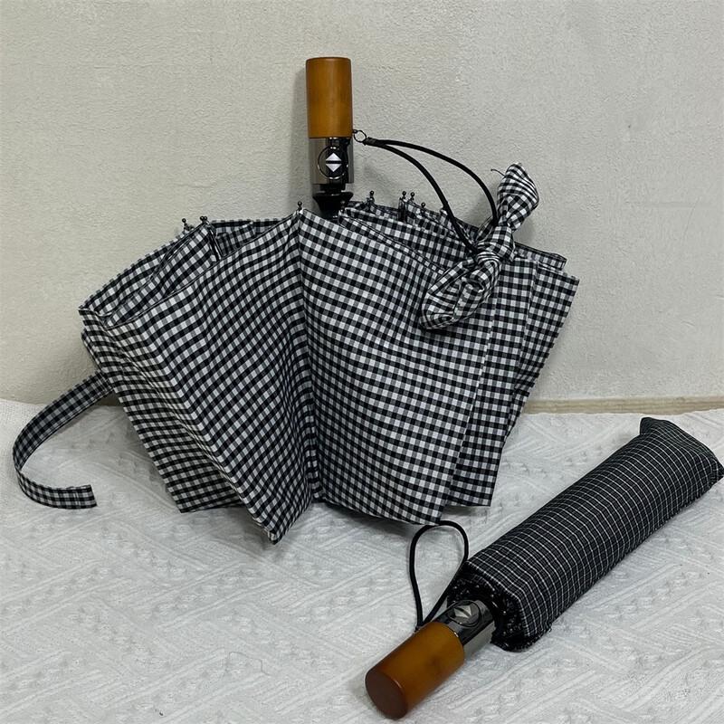 OIMG 10-Bone Semi-Automatic Folding Umbrella