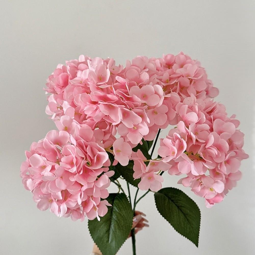 Multi-head Simulation Hydrangea Bouquet Big Head DIY Artificial Flower Bouquet Floral Arrangement French Hydrangea