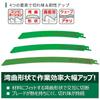 HiKOKI Curved Saber Saw Blade, Reciprocating Saw Blade, No. 252CW (Total Length 200mm), Pack of 5, 0033-4743
