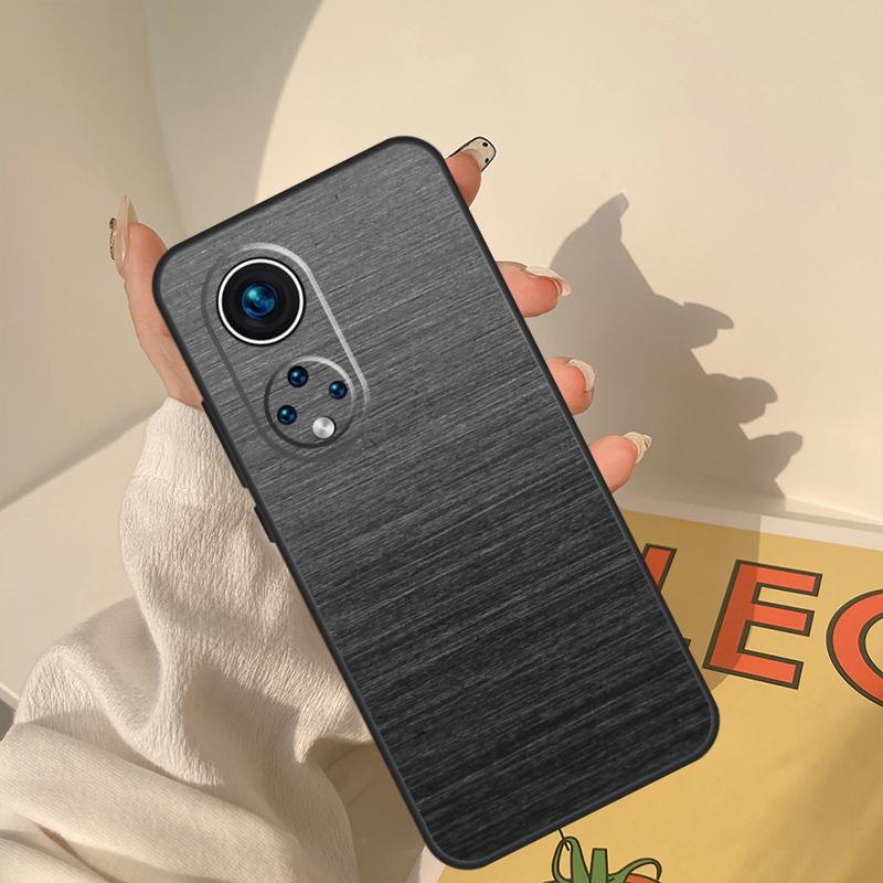 Brushed Metal Texture Steel Print Case For Honor Magic 8 Pro 7 6 5 Lite Cover For Honor 200 400 50 70 90 X8a X8b X9a X9b X9c