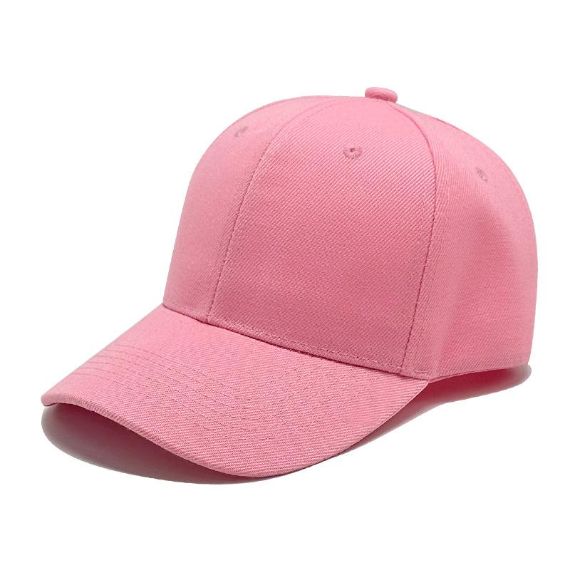 Six-piece Hair Green Solid Color Baseball Cap for Men and Women Baseball Caps Sun Protection