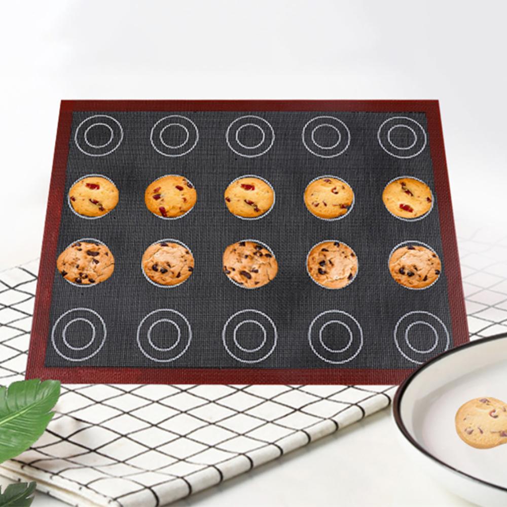 Silicone Baking Mat Heat Resistant Multifunction Silicone Popular Rectangle Highest Rating Great For Making Pastry Baking Mat