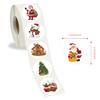 500 Stickers/roll Christmas Stickers Cute Children's DIY Skateboard Suitcase Guitar Roll Tape