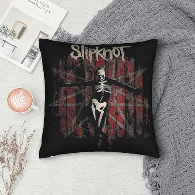 Slipknotes Metal-Rockband Musik Bedruckter Kissenbezug Kissenhülle Metal-Band Musik Kissenbezüge Quadratisch Verschiedene Größen