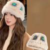 Rabbit Fur Lion Hat Autumn and Winter Atmosphere Versatile Face Small Bucket Fluffy Basin Hat Warm Plush Bucket Hat