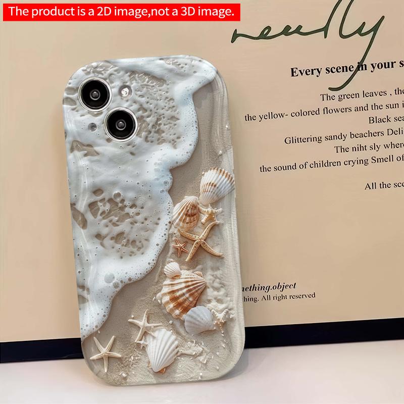 Letni Wzór Rozgwiazdy i Muszli Plażowej Etui na Telefon Dla Samsung Galaxy S26 Ultra S25 S24 S23 S22 S21 S20Plus FE A56 A55 A54 A16 Pokrowiec