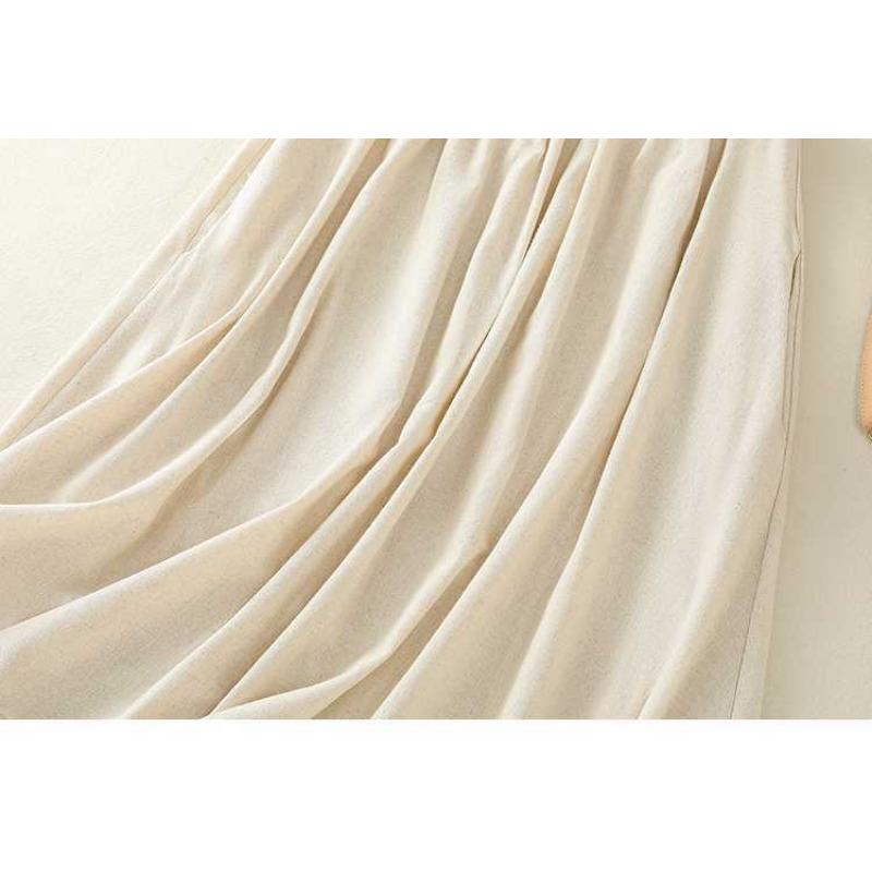 The New Summer Skirt for Women Is Retro and Versatile, with A Loose-fitting Waist That Makes You Look Slimmer