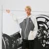 New Balance Jackets Unisex Gray Stand Collar Moderate Other NAE24011-DKG