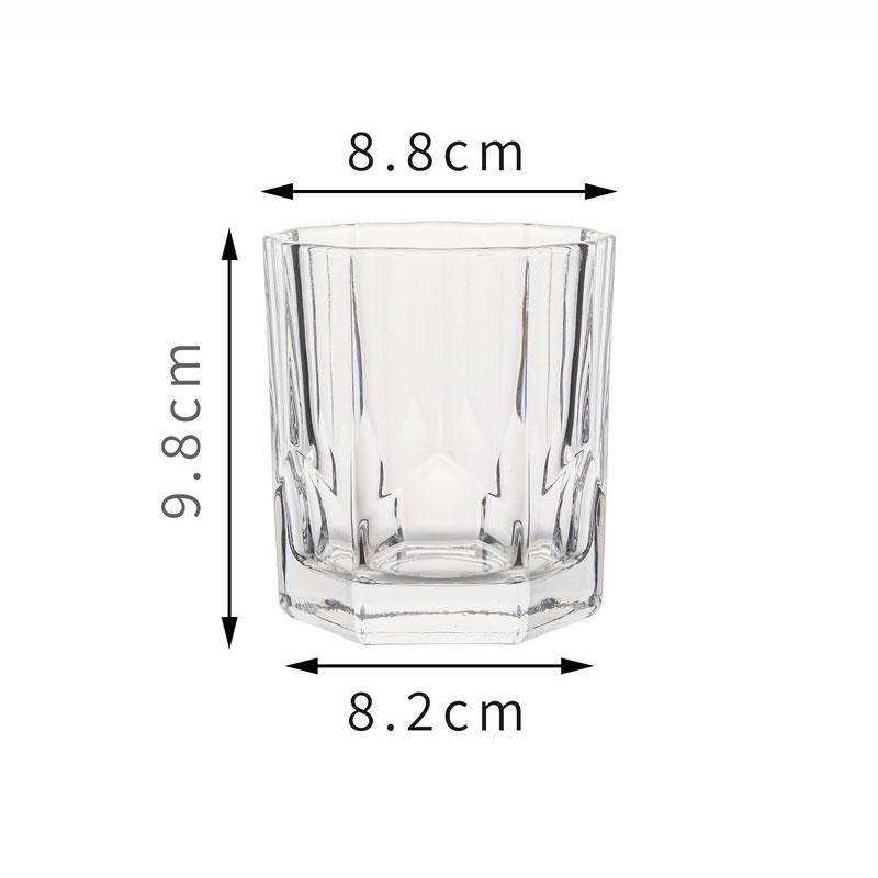 

Бокал для виски 315 мл или 325 мл Бокал для пива Шестигранный Ромбовидный Стакан для воды Стакан для сока Повседневный стиль Подходит для подарка Друзьям 1pcs