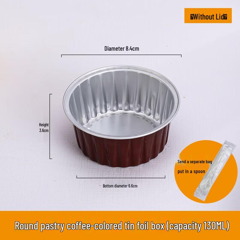 Disposable Aluminum Foil Pudding & Sushi Cups