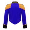 Kids Girls Ringmaster Jacket Costume Long Sleeve Fringe Tassel Shoulder Jacket Coat Circus Tailcoat Halloween Cosplay Dress Up