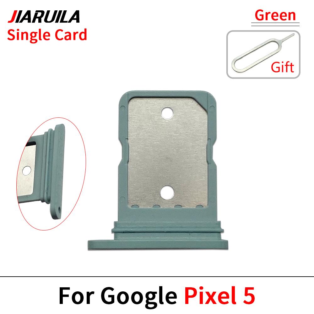 SIM Card Holder For Google Pixel 5 5A 5 Pro 6 6A 6 Pro Sim Card Tray Holder Chip Slot Drawer Holder Adapter Socket Accessories 5 (Green)