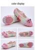 Girls' Sequin Rainbow Ballet Shoes with Soft Cat Paw Soles for Dance Practice & Performance