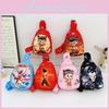 Nezha Cartoon Kids Chest Bag With Polyester Material For Daily Use