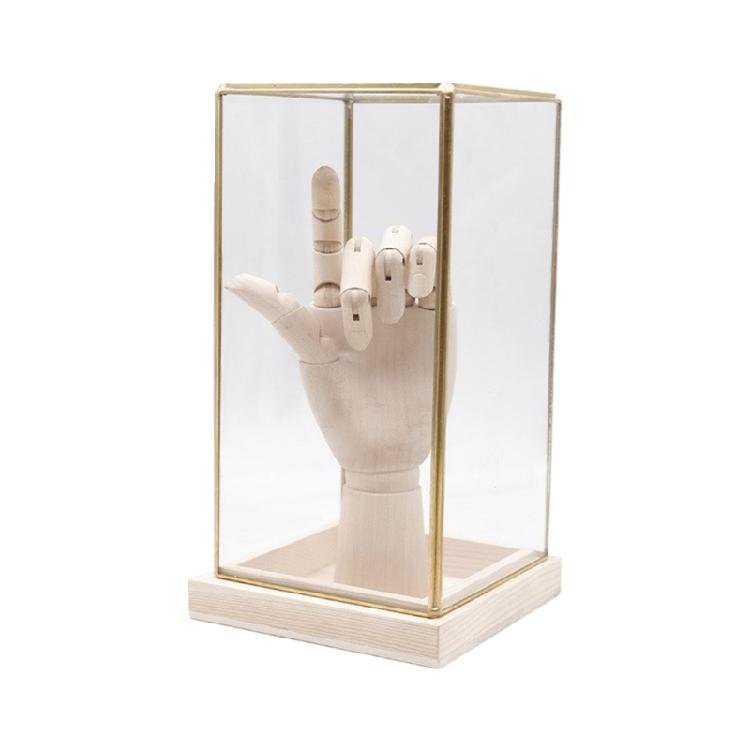 Display Case for Collectibles Glass Domes Miniature Clear Covers for Home and Office Embellishment