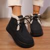 2024 New Winter Women's Snow Boots Thick-soled Warm Plush Cotton Shoes Fashionable Women's Casual Ankle Boots