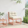 VidaXL Canapé de Jardin sans Accoudoirs avec Coussins, Siège de Terrasse avec Dossier, Chaise Modulaire de Patio Salon, Bois 844692