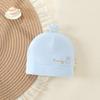 Pure Cotton Double Layer Newborn Hat for 0-3 Months, Suitable for Autumn/Winter