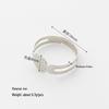 Adjustable Open Base Metal Ring Band - DIY Jewelry Accessory
