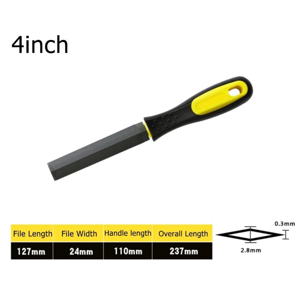 With TPR Handle Pruning Saw File Fine-tooth Rasp Sawing File Files Sharpener  Sharpening Hand Tool