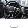 DIYUCAR Land Rover Range Rover Evoque 2012-2018 Steering Panel Cover Steering Wheel Cover Paste