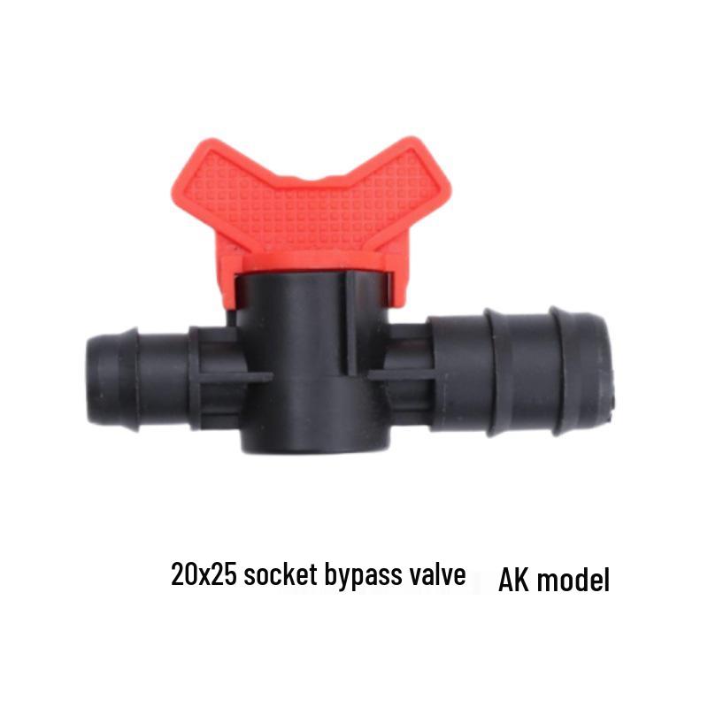 PE Pipe Direct Valve for Gardening and Greenhouses - Large and Small Opening Bypass Valve