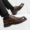 2024 Herren Plateau Leder Oxford Formelle Lederschuhe Herren Mode Trend Handgefertigte Herren Mokassins Lässige Herren Hot Sale Schuhe