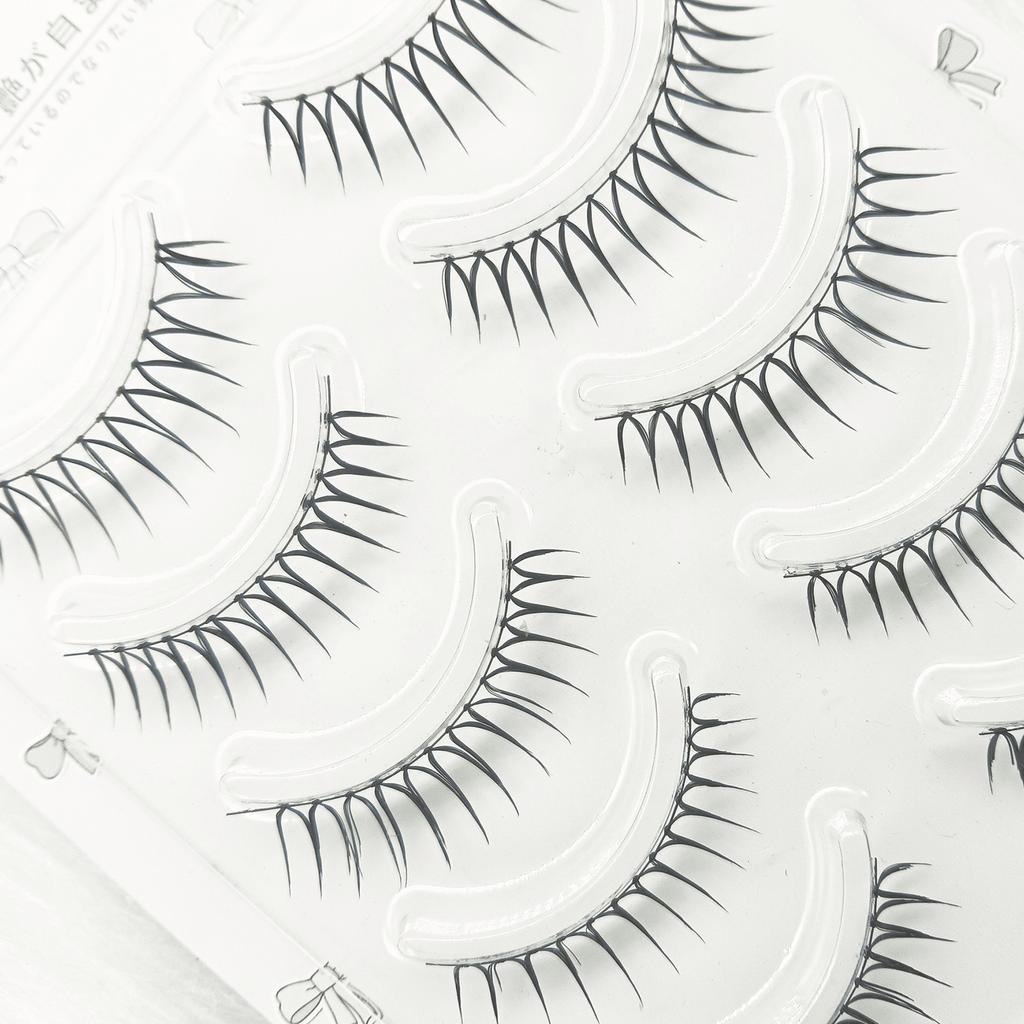 Korean Style Cluster False Eyelashes Natural Lengthening Effect For Eye Makeup