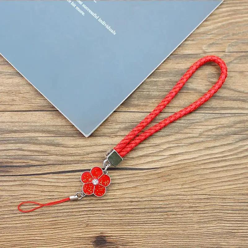 Multicolor Phone Charm Strap - Short Braided String, Anti-Lost Lanyard for Phones/Cameras, Keychain Gift Accessory
