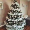 Shawl Scarf Turkey Chandelle Dress Up Costume White Feather Boa Ribbon Garland Christmas Decoration
