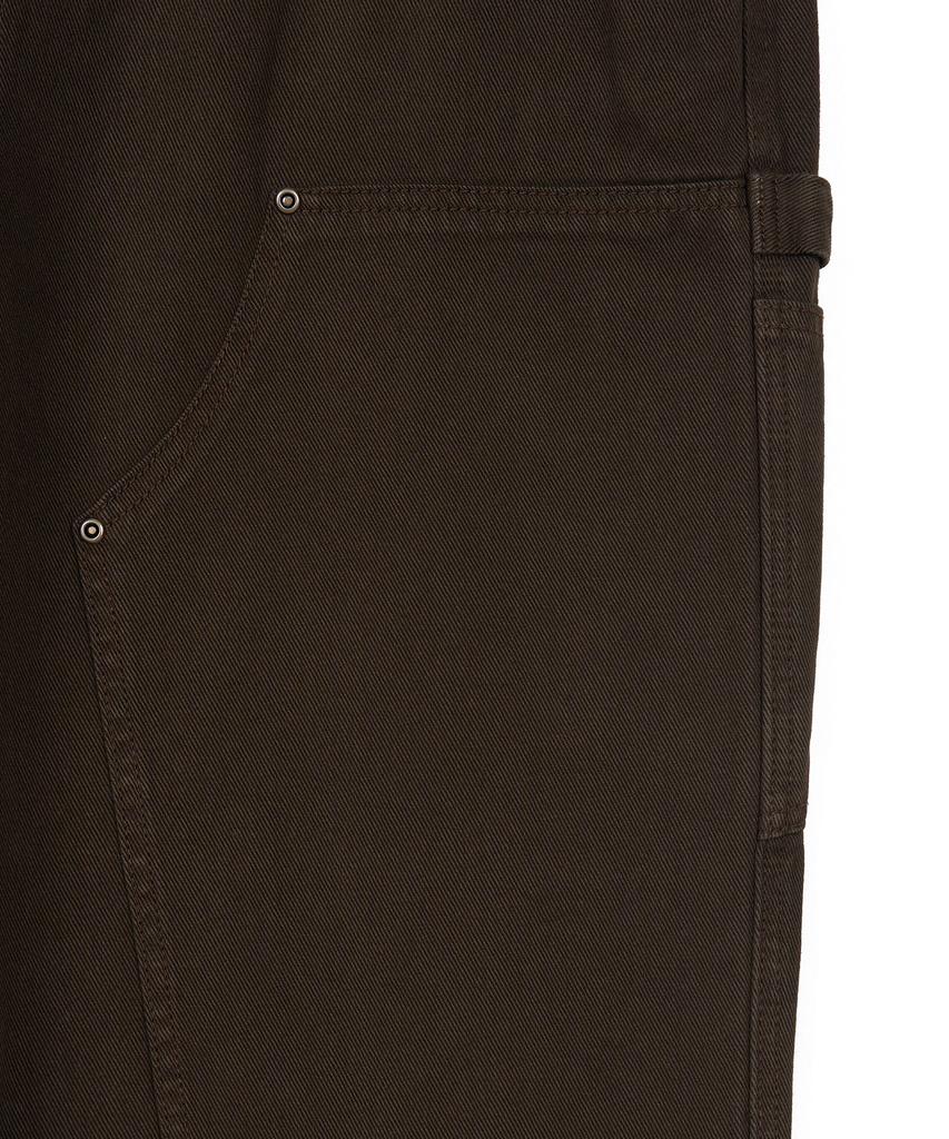 EXCONTAINER Double Knee Carpenter Garment Dyed Pants (Brown)