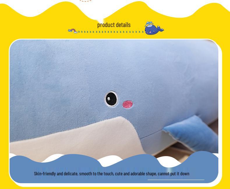 Cartoon Whale Shark Plush Toy Soft Pillow