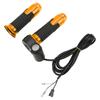 1 Pair 12V‑99V Throttle Grips Universal Twist Throttle Accelerator Grip Handlebar with Keys for Electric Bike