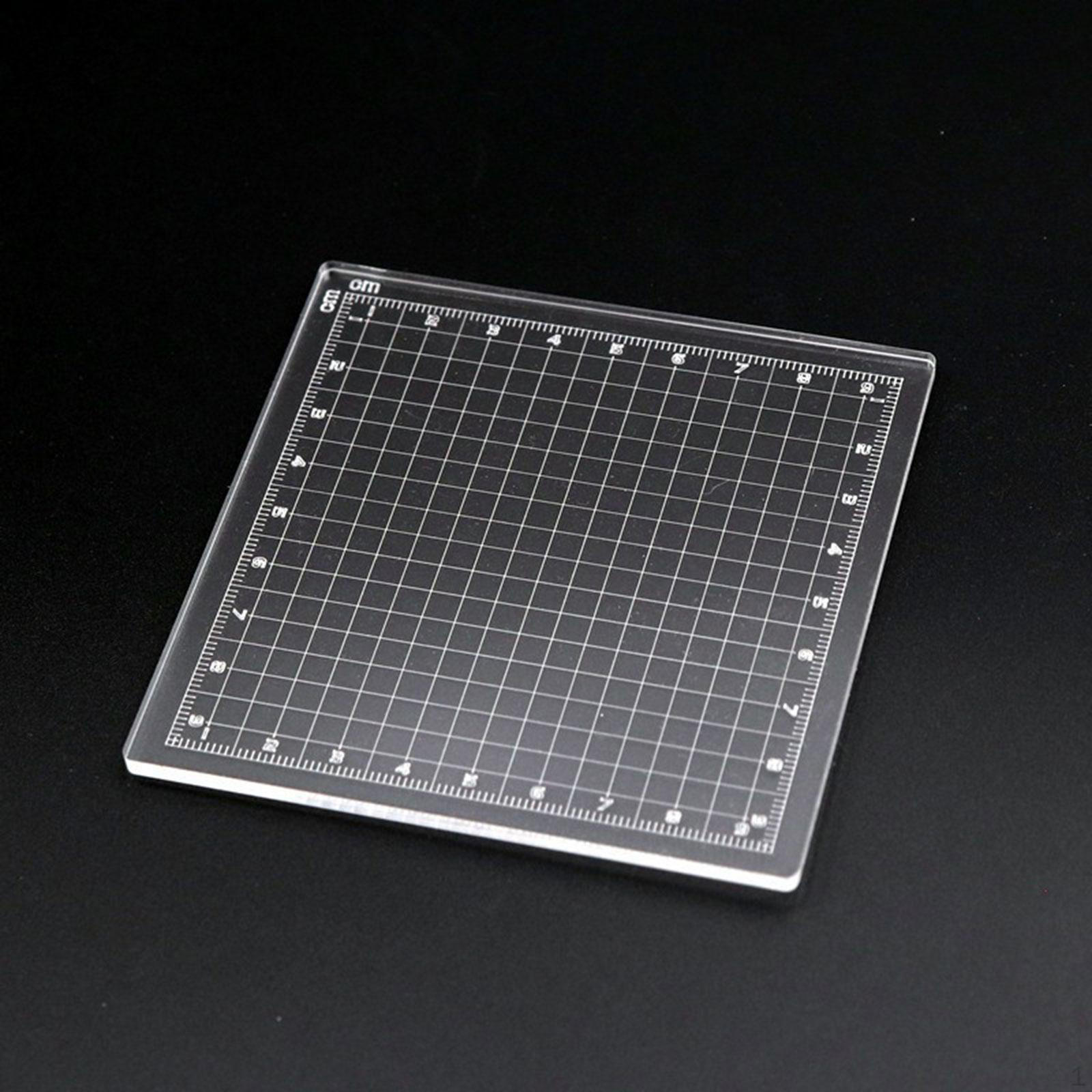 

Глиняная доска, коврик для рукоделия, прозрачный гончарный инструмент, модель «сделай сам», полимерная подложка 10cmx10cmx0.4cm