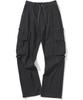 NOT4NERD Stripe Cargo Flare Fit Pants - Charcoal