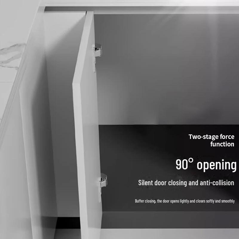 "DTC Dongtai 90-Degree Flat Door Hinges with Damping for Corner Cabinets"